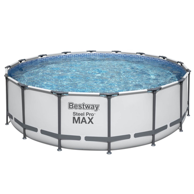 Afbeelding van Zwembad Bestway Steel Pro Max Set Rond Grijs (488 x 488 122 cm)