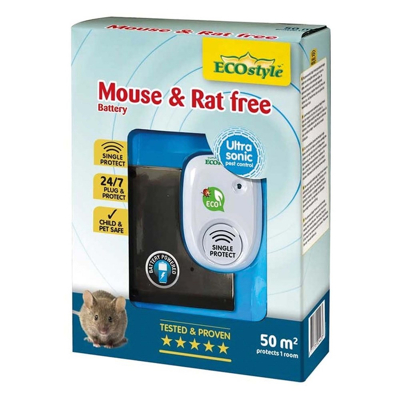 Afbeelding van Ecostyle Mouse &amp; Rat Free 50 Battery Ongediertebestrijding