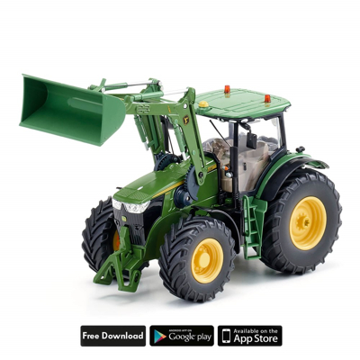 Afbeelding van SIKU Control John Deere 7310R tracteur avec chargeur et commande par application Bluetooth