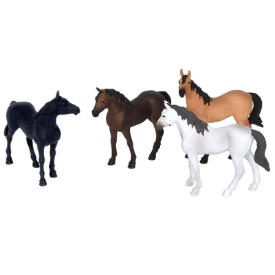 Afbeelding van Kids Globe 353035 Paarden (4x) 1:32
