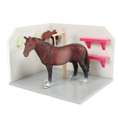Afbeelding van Kids Globe Paarden Wasbox Roze
