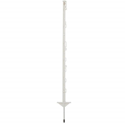 Afbeelding van Pulsara Afrasteringspaal kunststof 105cm wit 10stuks