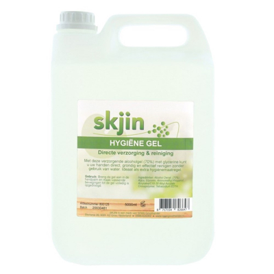 Afbeelding van Skjin hygiene gel ontsmettingsgel 5 liter