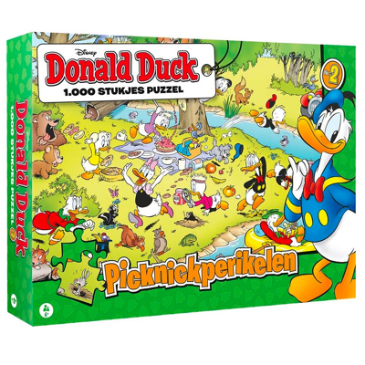 Afbeelding van Puzzel Donald Duck Picknickperikelen 1000 Stuks