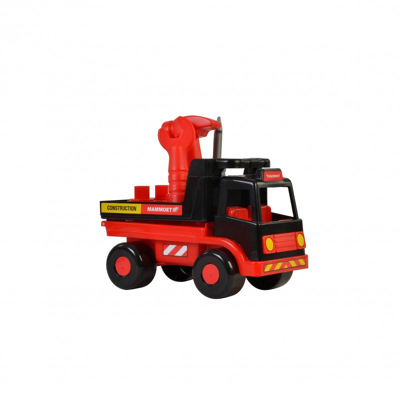 Afbeelding van Mammoet Gereedschapswagen Tool Truck Miniatuur Voertuig Rood/Zwart Met Accessoires Vanaf 3 jaar 26 x 16 17,5 cm Kunststof