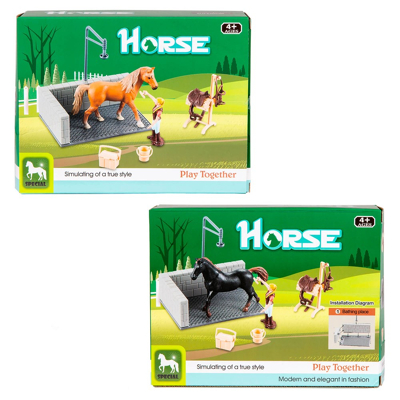 Afbeelding van Basic Horse Club Paardenwasbox Speelset