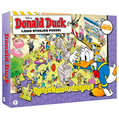 Afbeelding van Puzzel Donald Duck Spreekwoordenpret 1000 Stuks