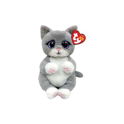 Afbeelding van TY Beanie Babies Bellies Morgan Grey Cat 15 cm 1 stuk