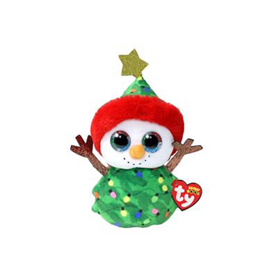 Afbeelding van TY Beanie Boo&#039;s Christmas Snowman Tree 15 cm 1 stuk