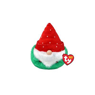 Afbeelding van TY Teeny Puffies Christmas Gnome Red Hat 10 cm 1 stuk