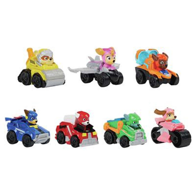 Afbeelding van Paw Patrol The Mighty Movie 7 delige Pup Squad Racers cadeauset