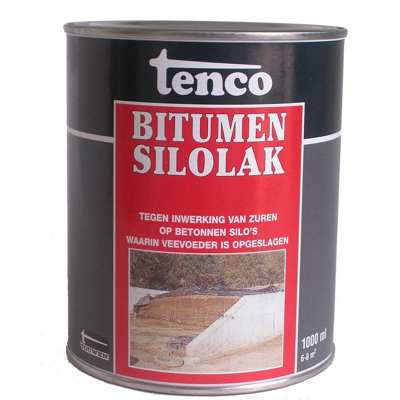 Afbeelding van Tenco Bitumen Silolak 1 ltr