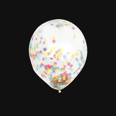 Afbeelding van 5x Confetti ballonnen 5 stuks