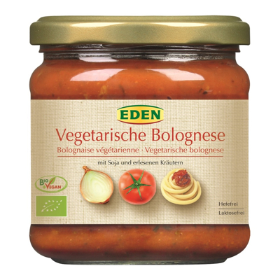 Afbeelding van Eden Bolognesesaus Vegetarisch Bio 375 gr