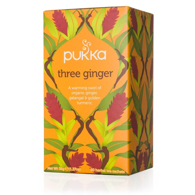 Afbeelding van Pukka Three Ginger Bio (20 Theezakjes)