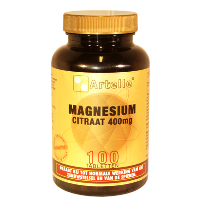 Afbeelding van Artelle Magnesium Citraat 400mg Tabletten 100st