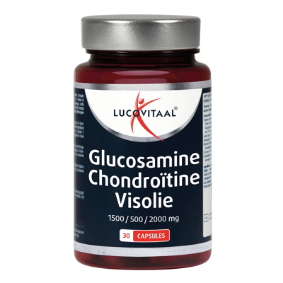 Afbeelding van Stapel tot 60% korting Lucovitaal Glucosamine Chondroitine Visolie 30 capsules