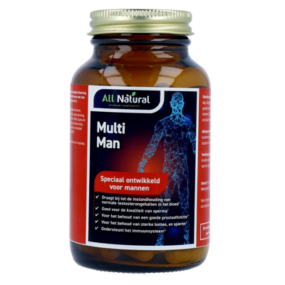Afbeelding van All Natural Multi Man, 90 capsules