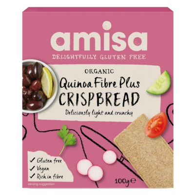 Afbeelding van Amisa Quinoa Fiber Plus Crispbread 100GR