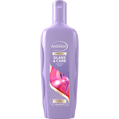 Afbeelding van Andrelon Special Shampoo Glans &amp; Care voor dof haar 300 ml