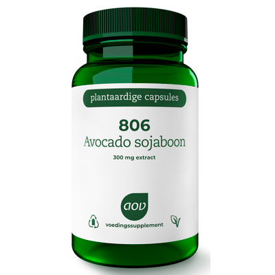 Afbeelding van AOV 806 Avocado Sojabonen extract 300mg Vegacaps