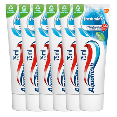 Afbeelding van Aquafresh Freshmint 3in1 tandpasta voor een frisse adem