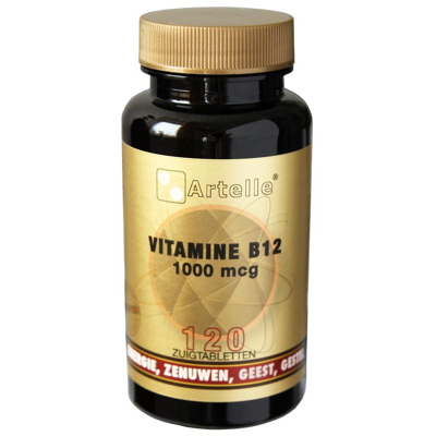 Afbeelding van Artelle Vitamine B12 1000 mcg 120 zuigtabletten