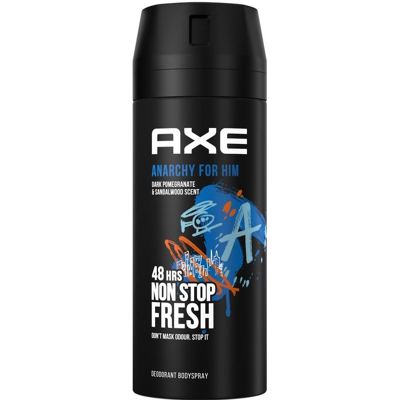Afbeelding van Axe Deodorant Bodyspray Anarchy, 150 ml