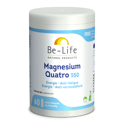 Afbeelding van Be Life Magnesium Quatro 550 Capsules