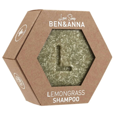 Afbeelding van Ben &amp; Anna Lovesoap Lemongrass Shampoo 60GR