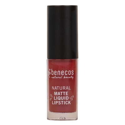 Afbeelding van Benecos Natural Matte Liquid Lipstick Bloody Berry 5ML