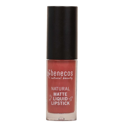 Afbeelding van Benecos Natural Matte Liquid Lipstick Rosewood Romance 5ML