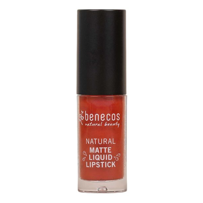 Afbeelding van Benecos Natural Matte Liquid Lipstick Trust In Rust 5ML