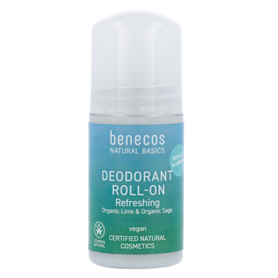 Afbeelding van Benecos Organic Lime &amp; Sage Deodorant Roller 50ML