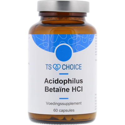 Afbeelding van TS Choice Acidophilus Betaine HCL 60CP
