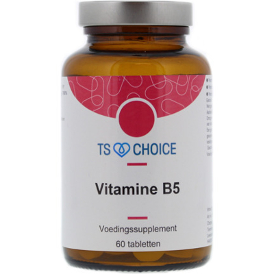 Afbeelding van Ts Choice Vitamine B5 460 Pantotheenzuur, 60 tabletten