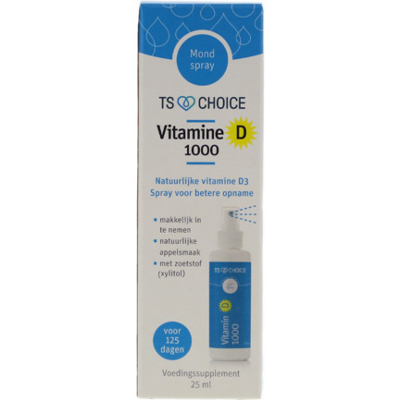 Afbeelding van TS Choice Vitamine D 1000 Spray