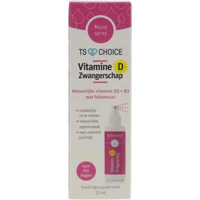 Afbeelding van TS Choice Vitamine D Zwangerschap Spray 25ML