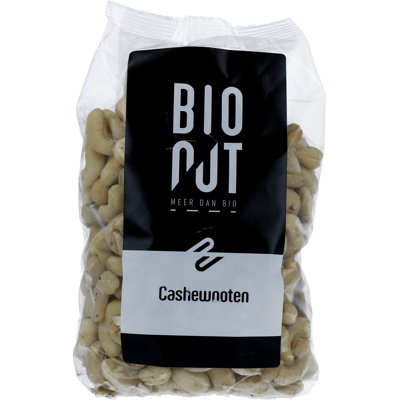 Afbeelding van Bionut Cashewnoten Ongezouten Bio, 500 gram