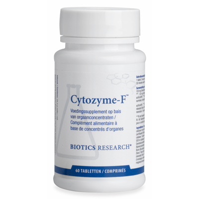 Afbeelding van Biotics Cytozyme F Tabletten 60TB