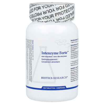 Afbeelding van Biotics Intenzyme forte 100 tabletten