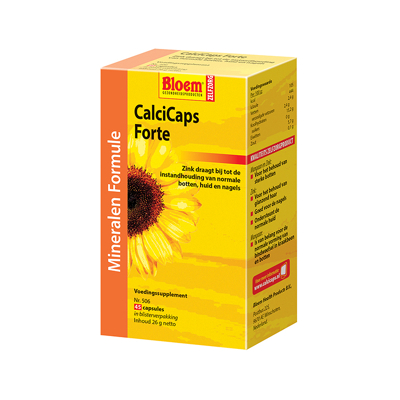 Afbeelding van Bloem Calcicaps Forte Huid/bot/nagels, 45 capsules