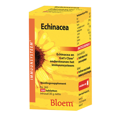 Afbeelding van Bloem Echinacea Tabletten 100TB
