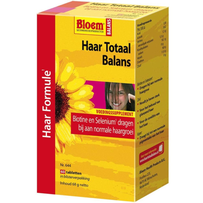 Afbeelding van Bloem Haar Totaal Balans Tabletten 60TB