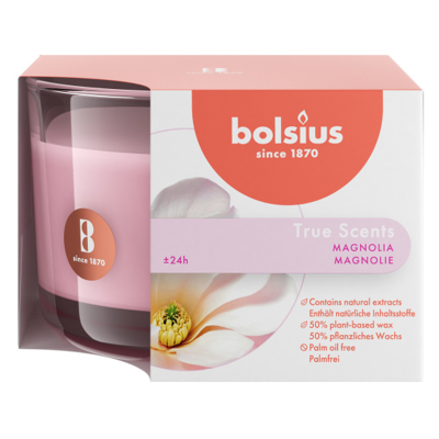 Afbeelding van Bolsius Geurglas 63/90 true scents magnolia 1 stuks
