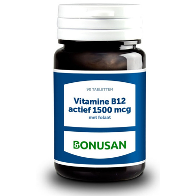 Afbeelding van Bonusan Vitamine B12 Actief 1500 Mcg Tabletten