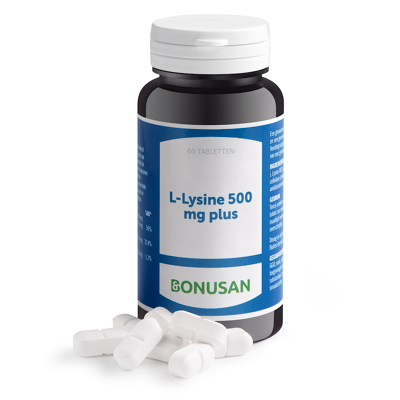 Afbeelding van Bonusan L Lysine 500 mg 60tb