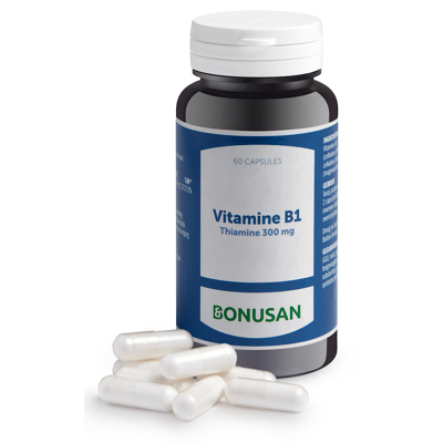 Afbeelding van Bonusan Vitamine B1 thiamine 300 mg 60ca