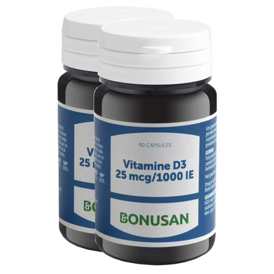 Afbeelding van Vitamine D3 Bonusan Softgels 25mcg 1000ie