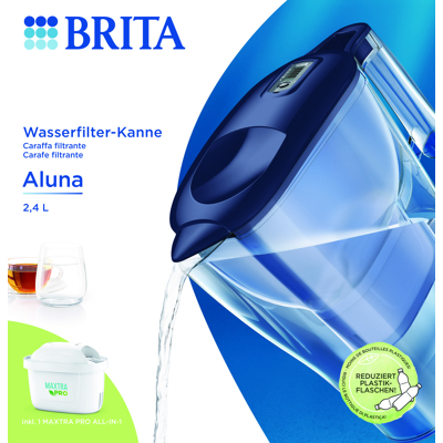 Afbeelding van Brita Waterfilterkan Aluna Blauw 2,4LT